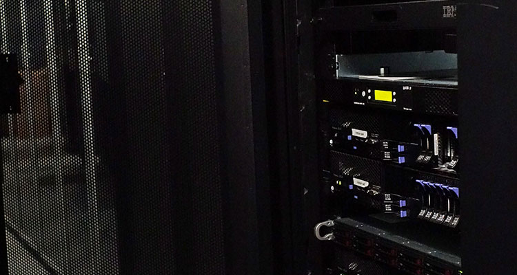Photo of EDC system servers